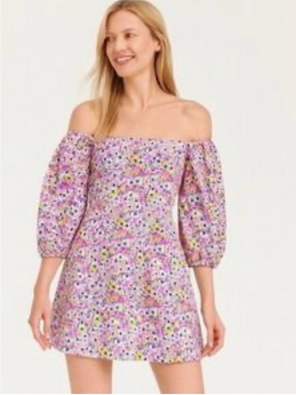 Flowy Floral Mini Dress